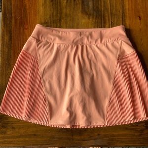 Salmon pink Nike 15” golf skirt
